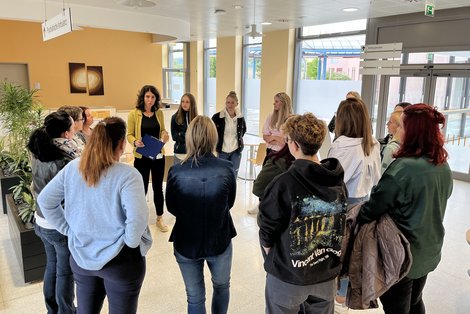 Neuer Jahrgang bei der Führung im Klinikum Freistadt