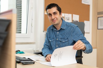 Seit 2022 unterrichtet der einstige Zivildiener Fabian Schardinger an der Schule für Gesundheits- und Krankenpflege am Klinikum Schärding. 