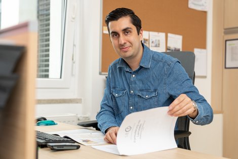 Seit 2022 unterrichtet der einstige Zivildiener Fabian Schardinger an der Schule für Gesundheits- und Krankenpflege am Klinikum Schärding. 