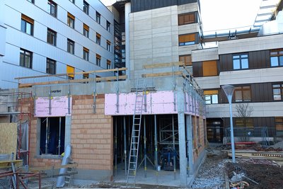 Die baulichen Vorbereitungsarbeiten zur Installierung des neuen MRT's im Pyhrn-Eisenwurzen Klinikum laufen nach Plan.