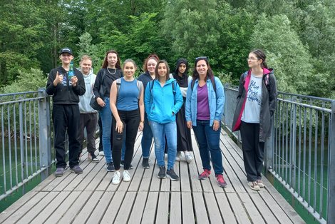 Gruppenbild der Berufsfindungspraktikantinnen aus Steyr