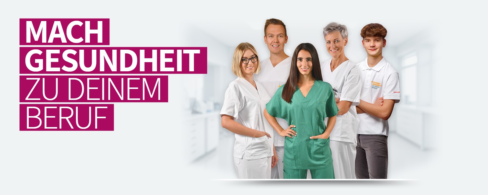 Sliderbild Willkommen bei den Schulen für Gesundheis- und Krankenpflege