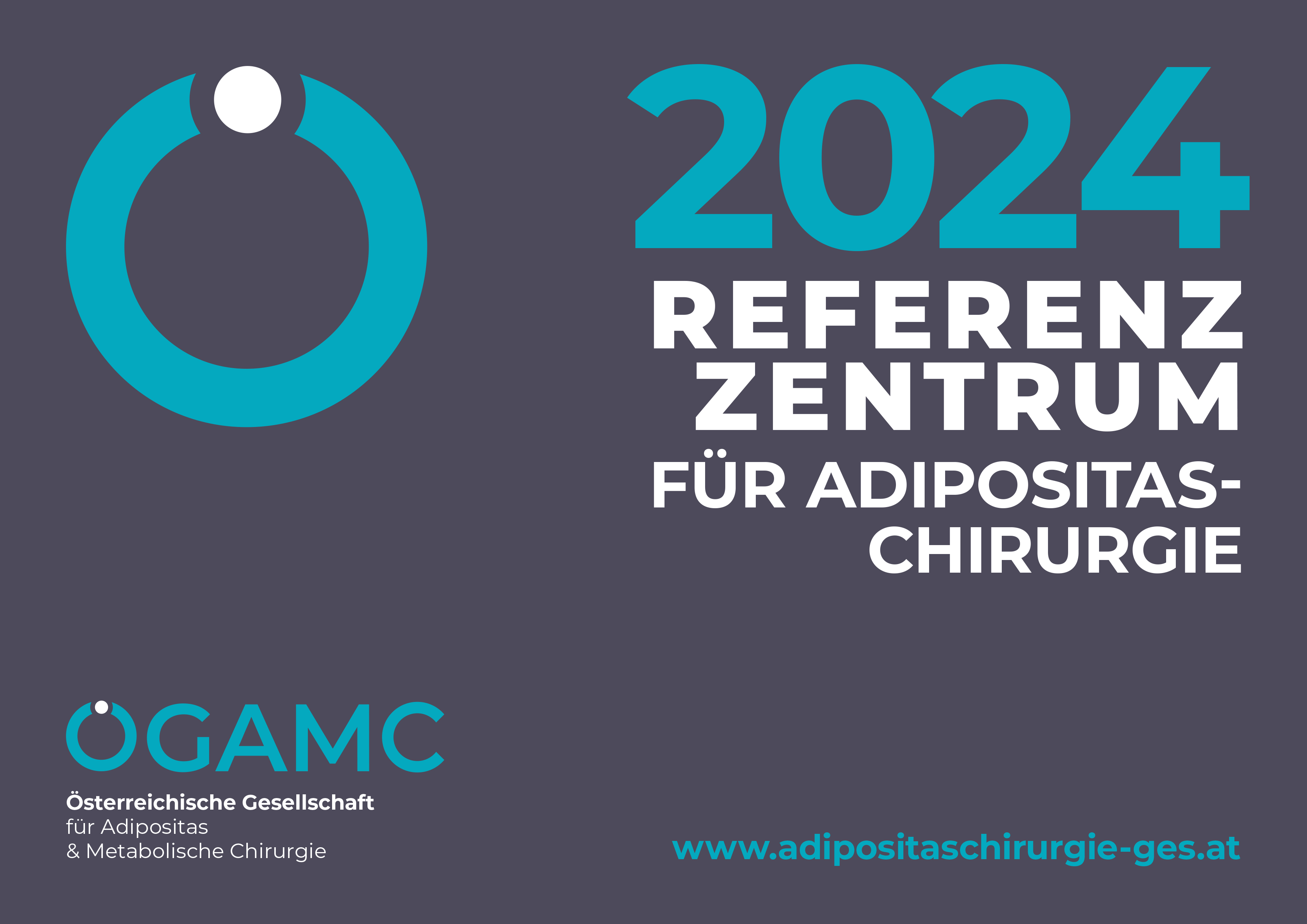 Logo Referenzzentrum für Adiposistaschirurgie 2024 der Österreichischen Gesellschaft für Adipositas Chirurgie